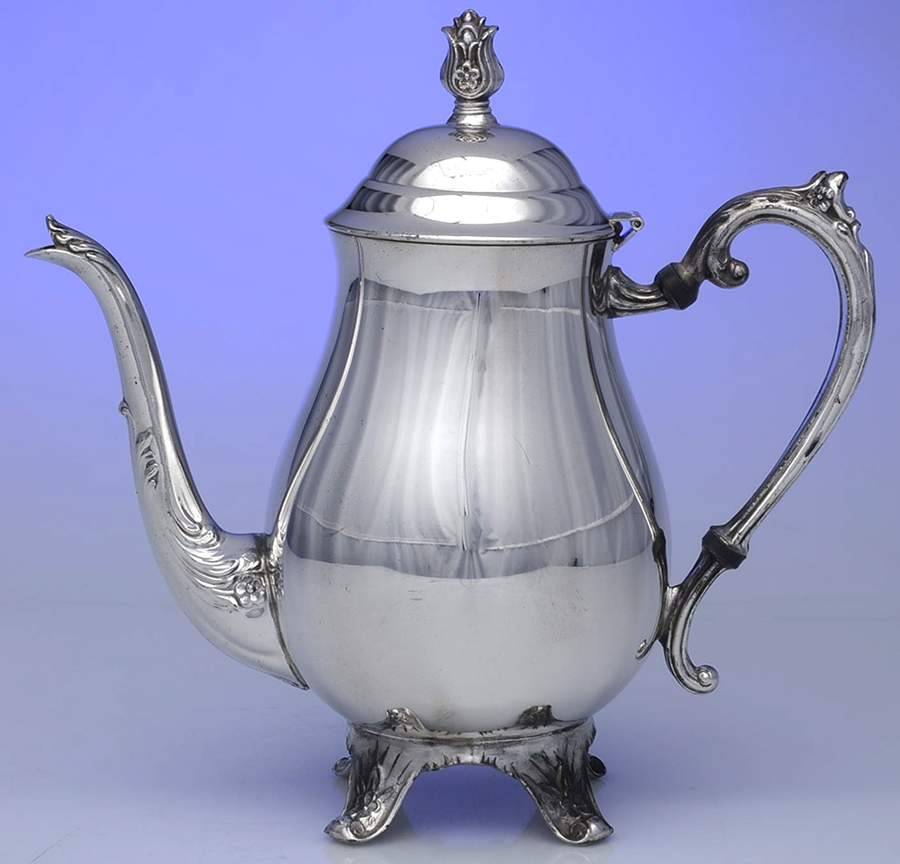 1224 (Silverplate, Hollowware) Teapot by F B Rogers-1