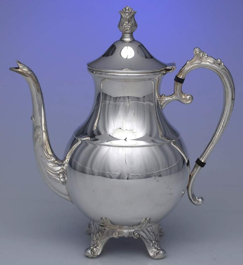 1224 (Silverplate, Hollowware) Teapot by F B Rogers-1