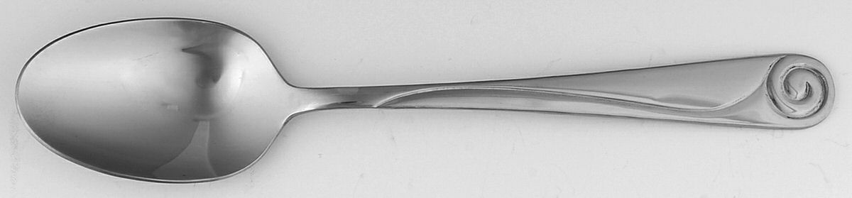 Swirl (Stainless) Place/Oval Soup Spoon by Farberware-1