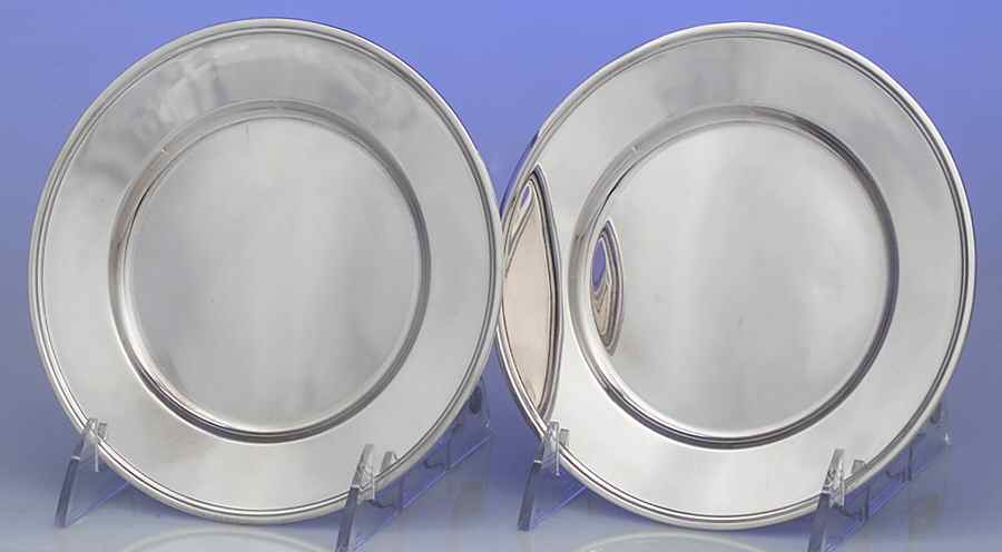 357 (Sterling, Hollowware) Bread & Butter Plate - Set of 2 by Frank Smith-1