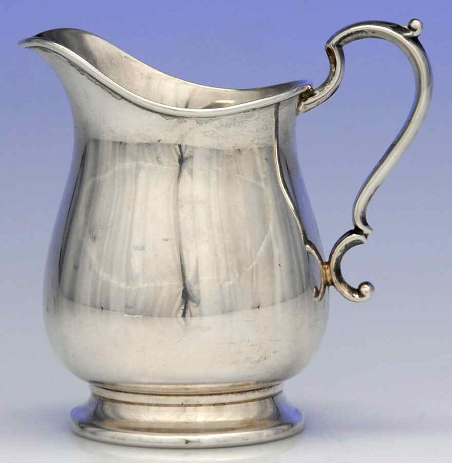 9437 (Sterling, Hollowware) Mini Creamer by Fisher Silversmiths-1
