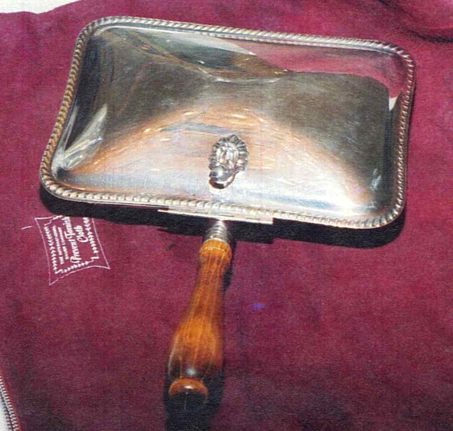 286 (Silverplate, Hollowware) Silverplate Silent Butler by F B Rogers-1