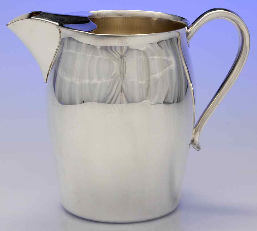 7504 (Silverplate, Hollowware) 80 Oz Water Pitcher with Ice Lip by F B Rogers-1