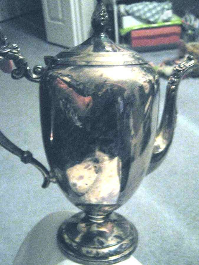 2358 (Silverplate, Hollowware) Silverplate Coffee Pot by F B Rogers-1