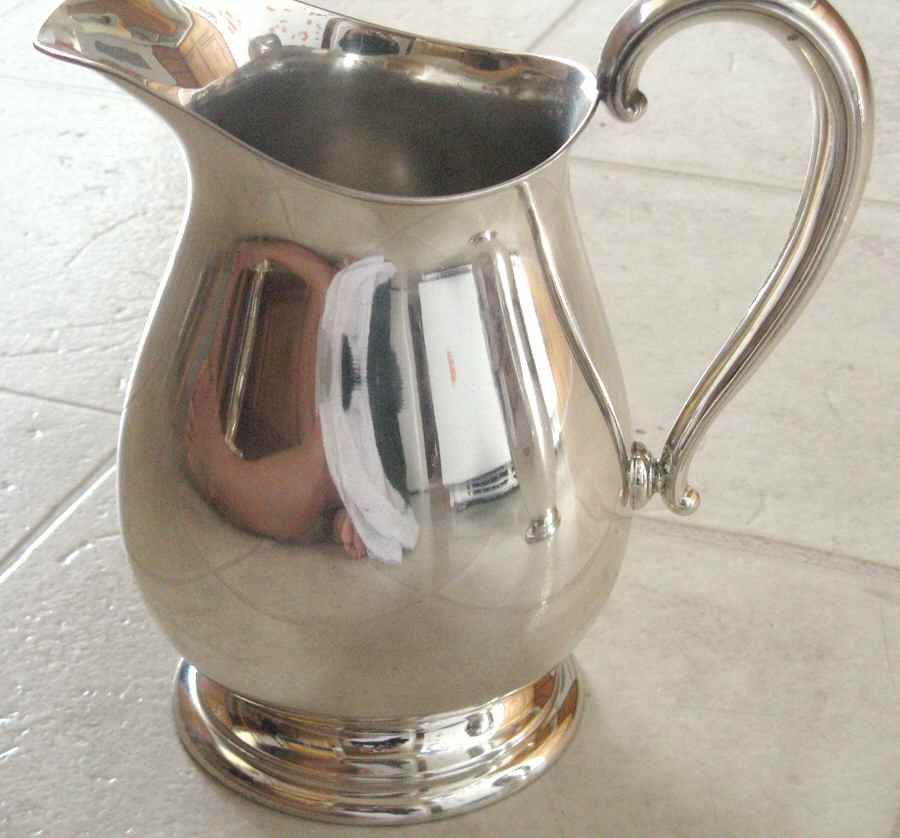 2023 (Sterling, Hollowware) Sterling Water Pitcher by Fisher Silversmiths-1