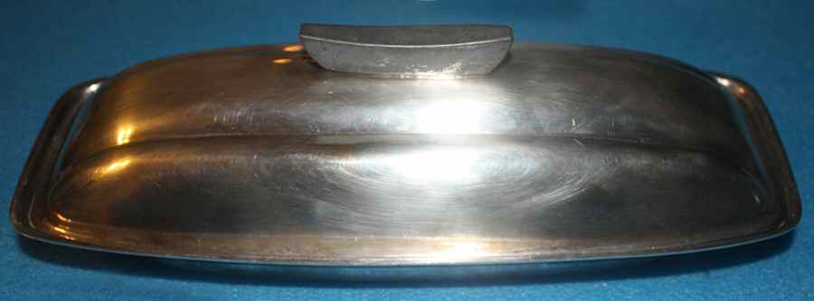 2996 (Silverplate, Hollowware) 1/4 Pound Covered Butter & Liner by F B Rogers-1