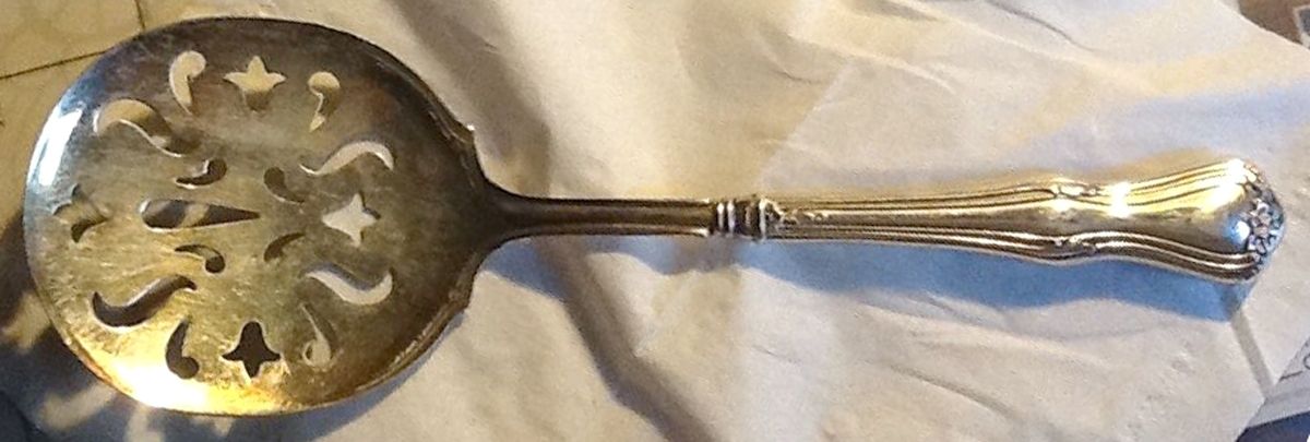 FRV4 (Sterling) Tomato Server with Silverplate Blade by Fritz Voos-1