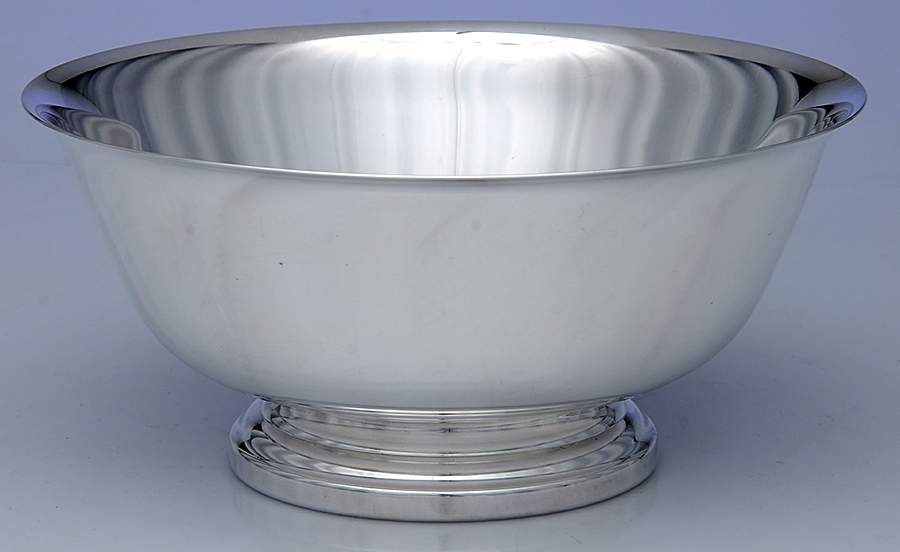 Paul Revere Bowls (Silverplate, Hollowware) 8" Paul Revere Bowl by F B Rogers-1
