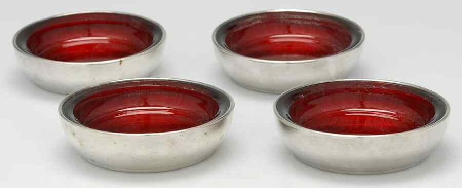 775 (Silverplate, Hollowware) Coaster - Set of 4 by F B Rogers-1