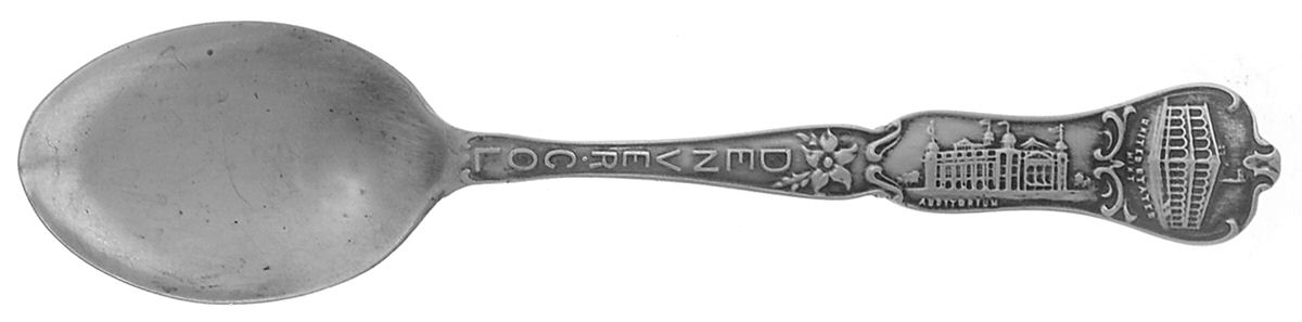 States & Cities Souvenir Spoons(Sterling) Colorado Five O'Clock Spoon by Fessenden-1