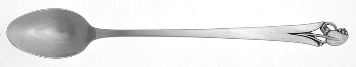 Woodlily (Sterling, 1945, Glossy) Iced Tea Spoon by Frank Smith-1