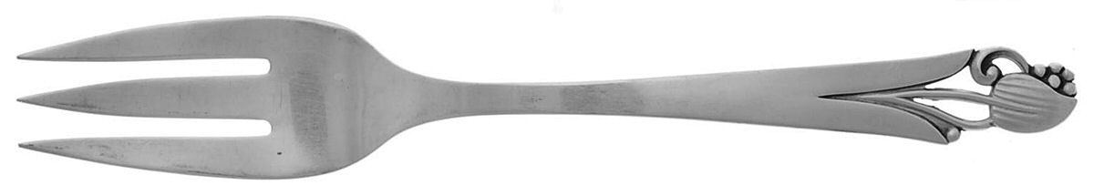 Woodlily (Sterling, 1945, Glossy) Individual Salad Fork by Frank Smith-1