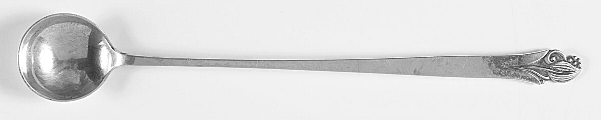 Woodlily (Sterling, 1945, Glossy) Large Solid Pitcher Spoon by Frank Smith-1