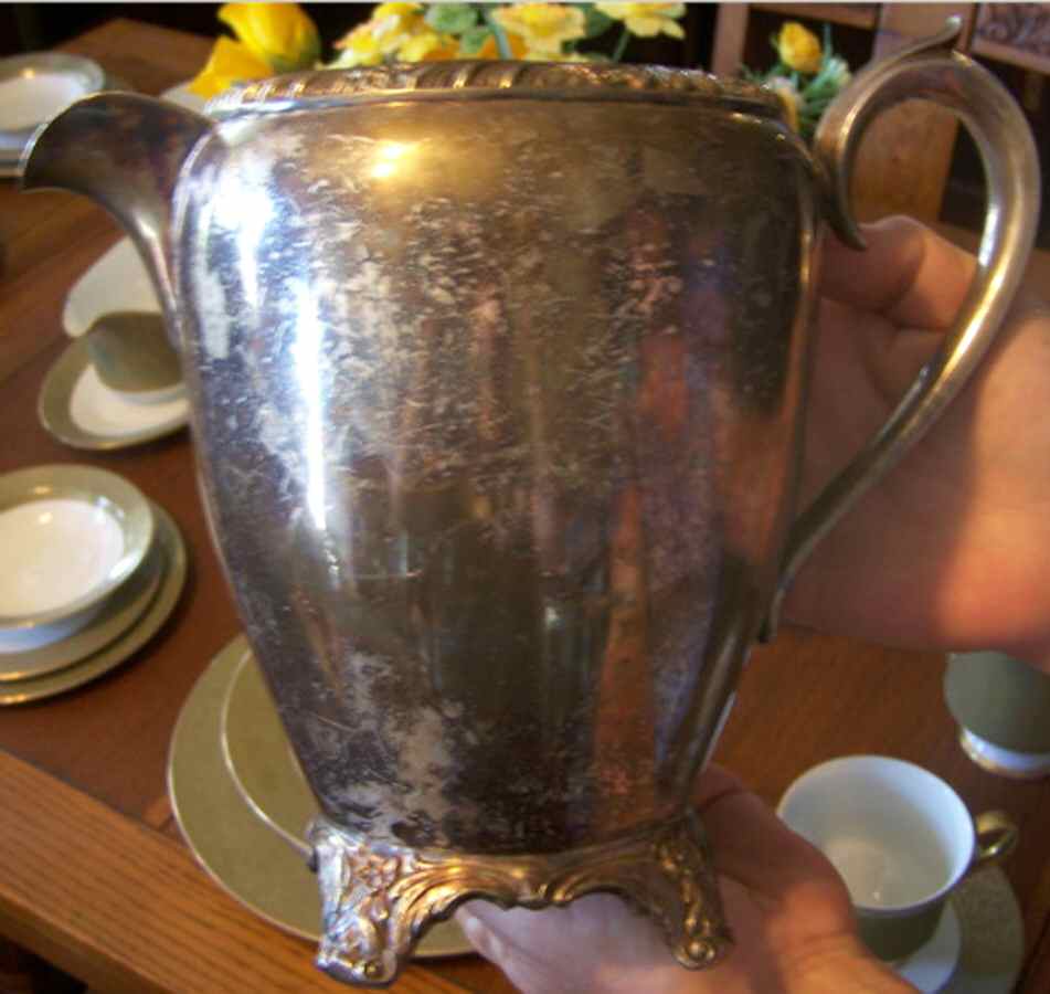 2907 (Silverplate, Hollowware) Silverplate Water Pitcher by F B Rogers-1