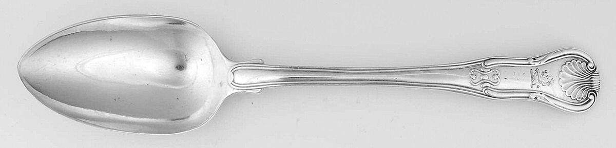 FGN2 (Sterling) Tablespoon (Serving Spoon) by Francis Higgins III (England)-1