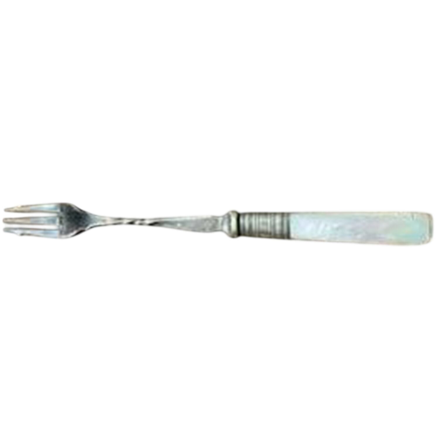 Pearl Handle 1 (Silverplate) Short Handle Pickle/Olive Fork by Francis Howard-Aberdeen Works-1
