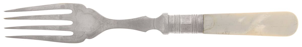 Pearl Handle 1 (Silverplate) Pearl Handle Individual Fish Fork by Francis Howard-Aberdeen Works-1