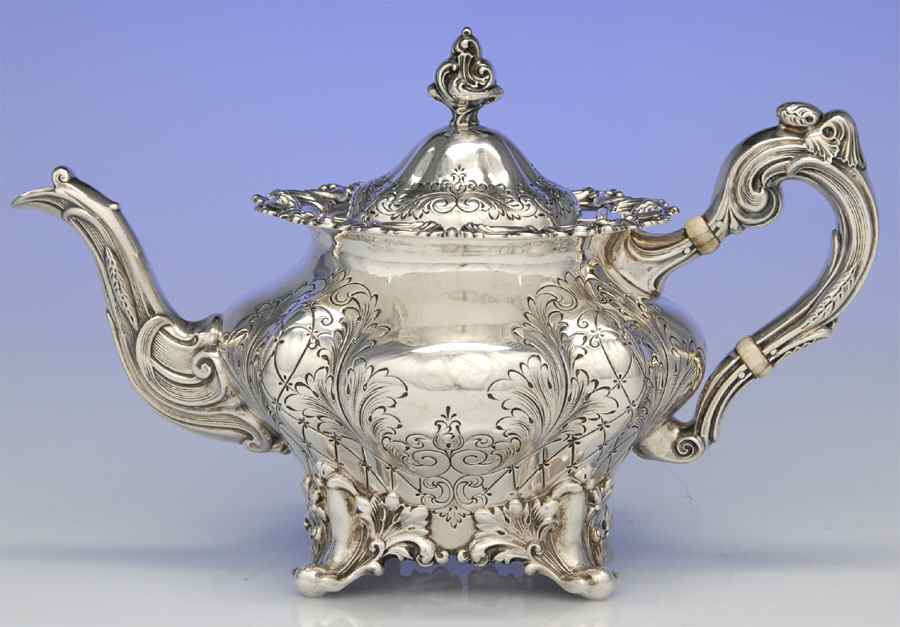 2830 (Sterling, Hollowware) Teapot by Frank Smith-1