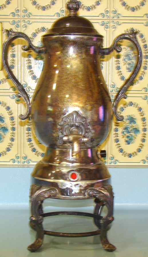 4354 (Silverplate, Hollowware) Percolator with Lid by F B Rogers-1