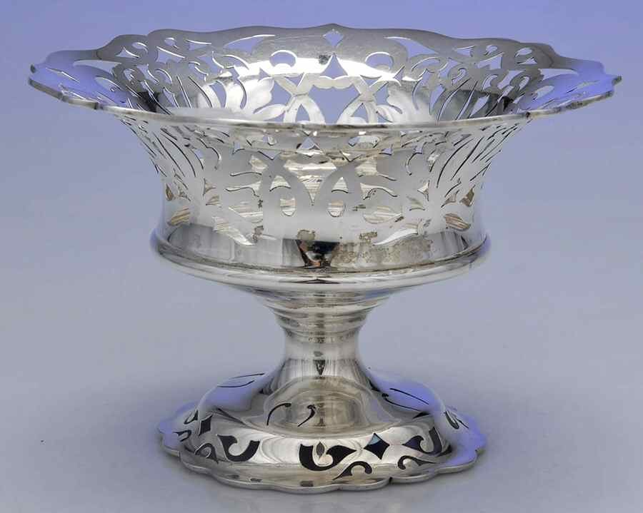2115 (Sterling, Hollowware) Round Compote (Height X Width) by Frank Smith-1