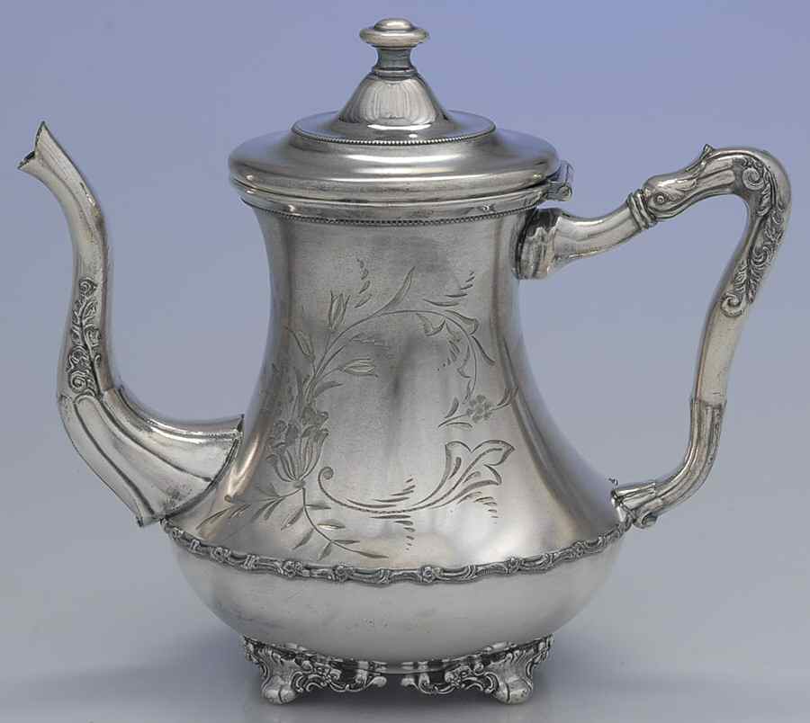 1205 (Silverplate, Hollowware) Teapot by F B Rogers-1