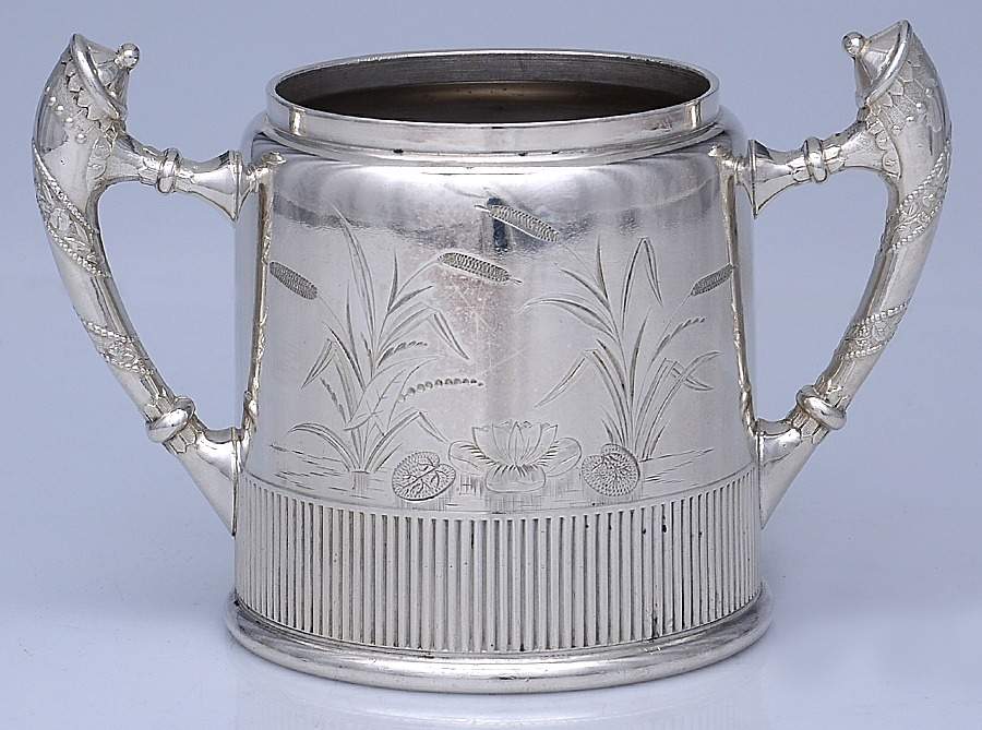 1216 (Silverplate, Hollowware) Sugar Bowl No Lid by F B Rogers-1