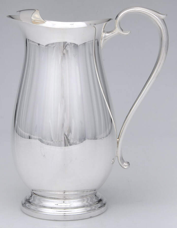 5707 (Silverplate, Hollowware) Plated Water Pitcher with Ice Lip by F B Rogers-1