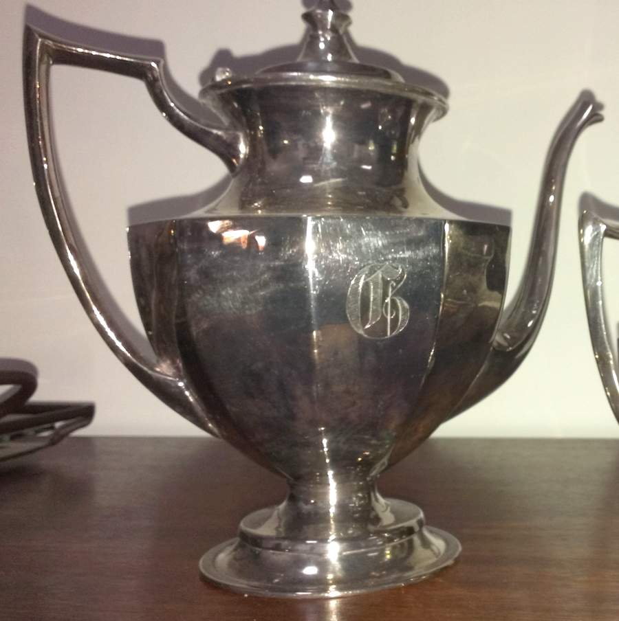 1255 (Silverplate, Hollowware) Teapot by F B Rogers-1