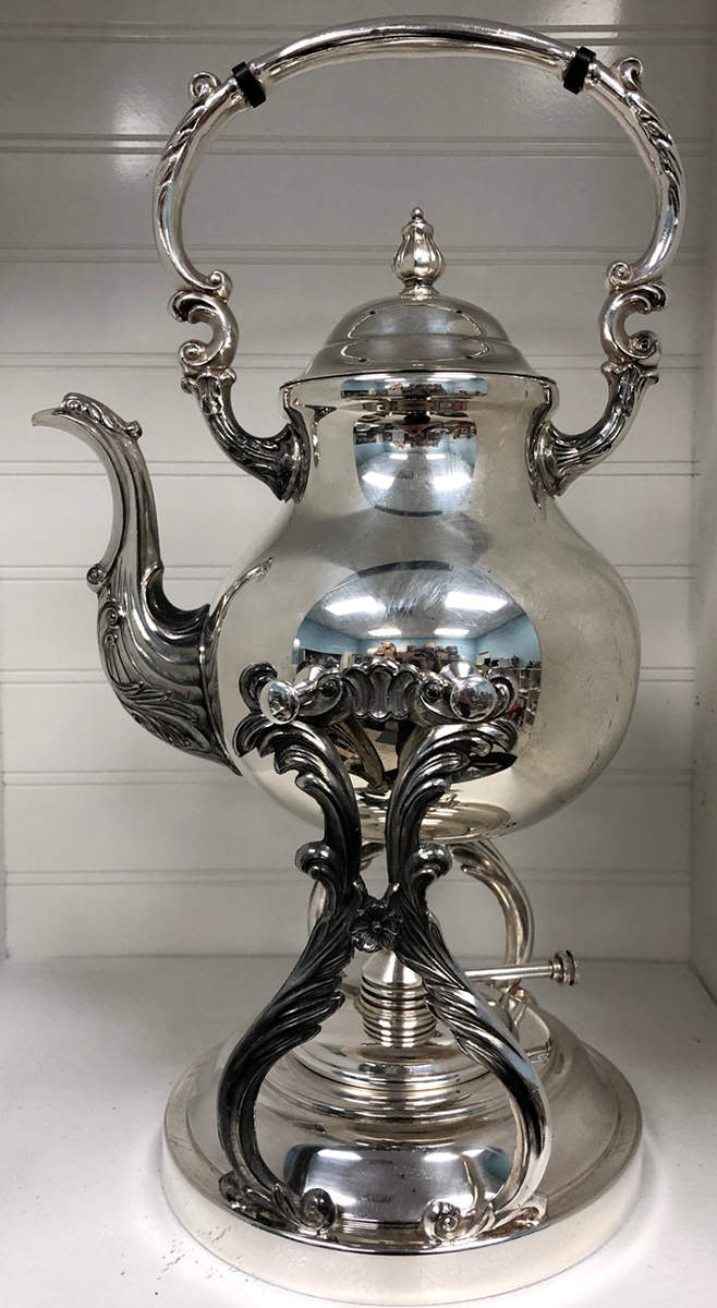 2352 (Silverplate, Hollowware) Kettle, Stand & Burner by F B Rogers-1