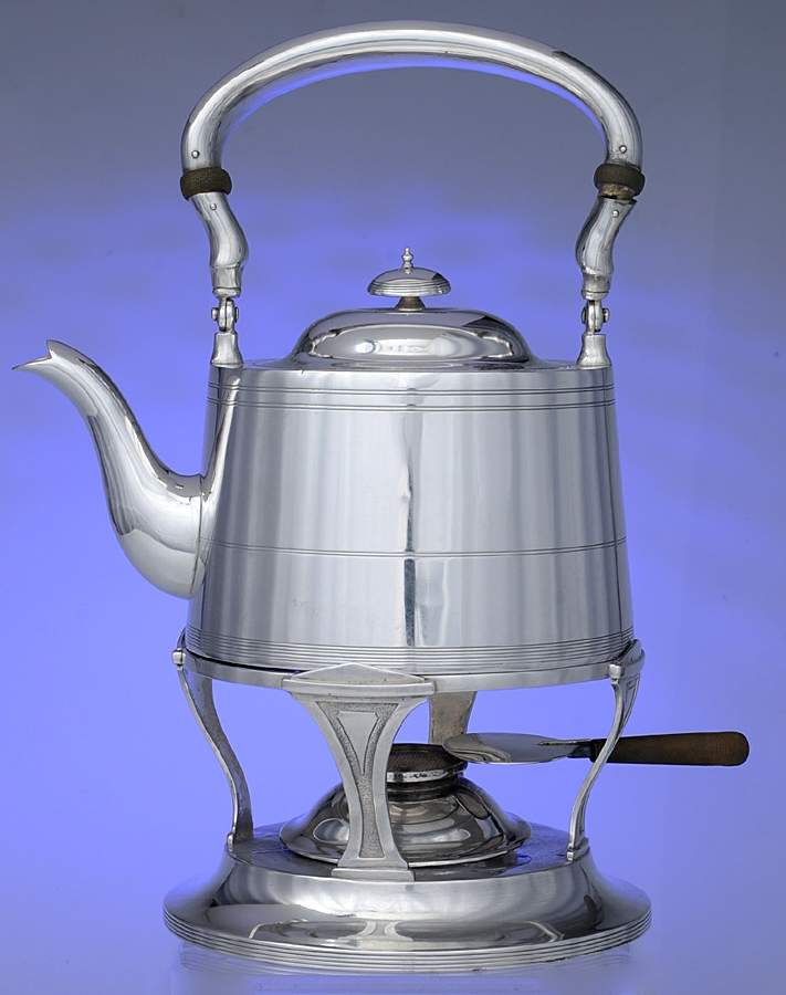 2892 (Sterling, Hollowware) Kettle, Stand & Burner by Frank Smith-1