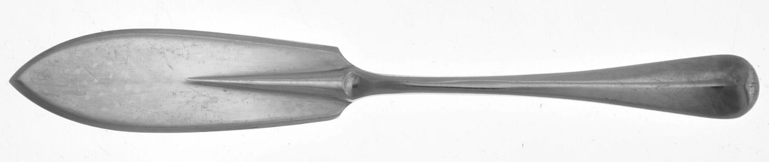 FGN5 (Sterling) Small Flat Handled Butter Spreader by Francis Higgins III (England)-1