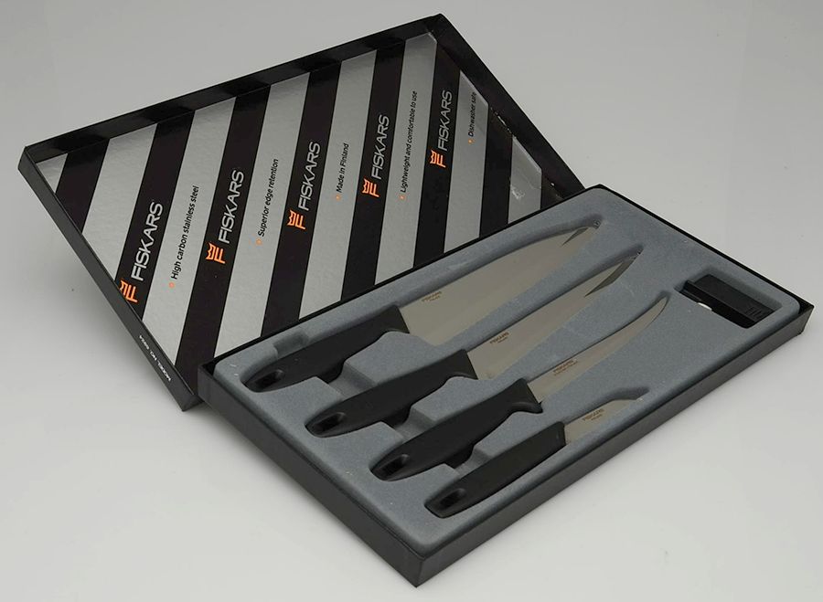 Stainless Flatware 4 Piece Set (PARK,CHFK,BONK,UTK) by Fiskars-1