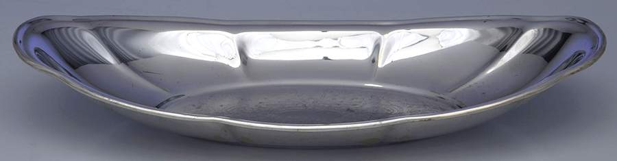 1023 (Silverplate, Hollowware) 12" Bread Tray by F B Rogers-1
