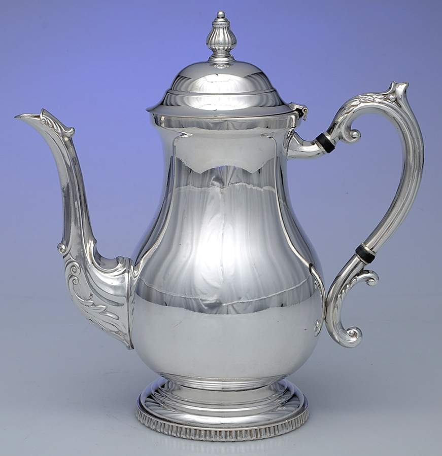 2351 (Silverplate, Hollowware) Silverplate Coffee Pot by F B Rogers-1