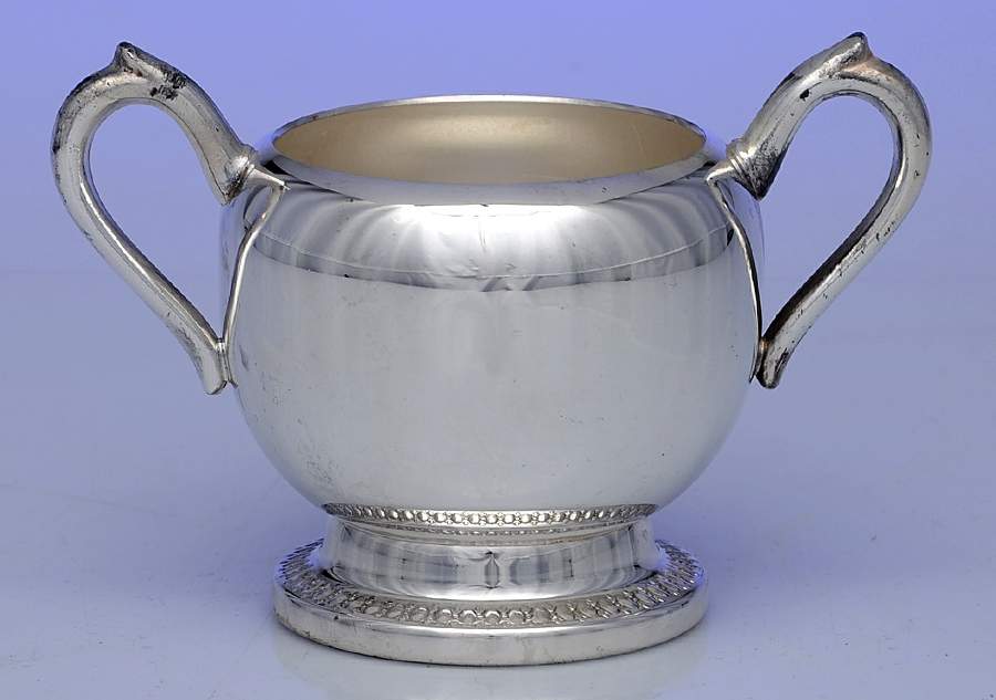 1211 (Silverplate, Hollowware) Sugar Bowl No Lid by F B Rogers-1