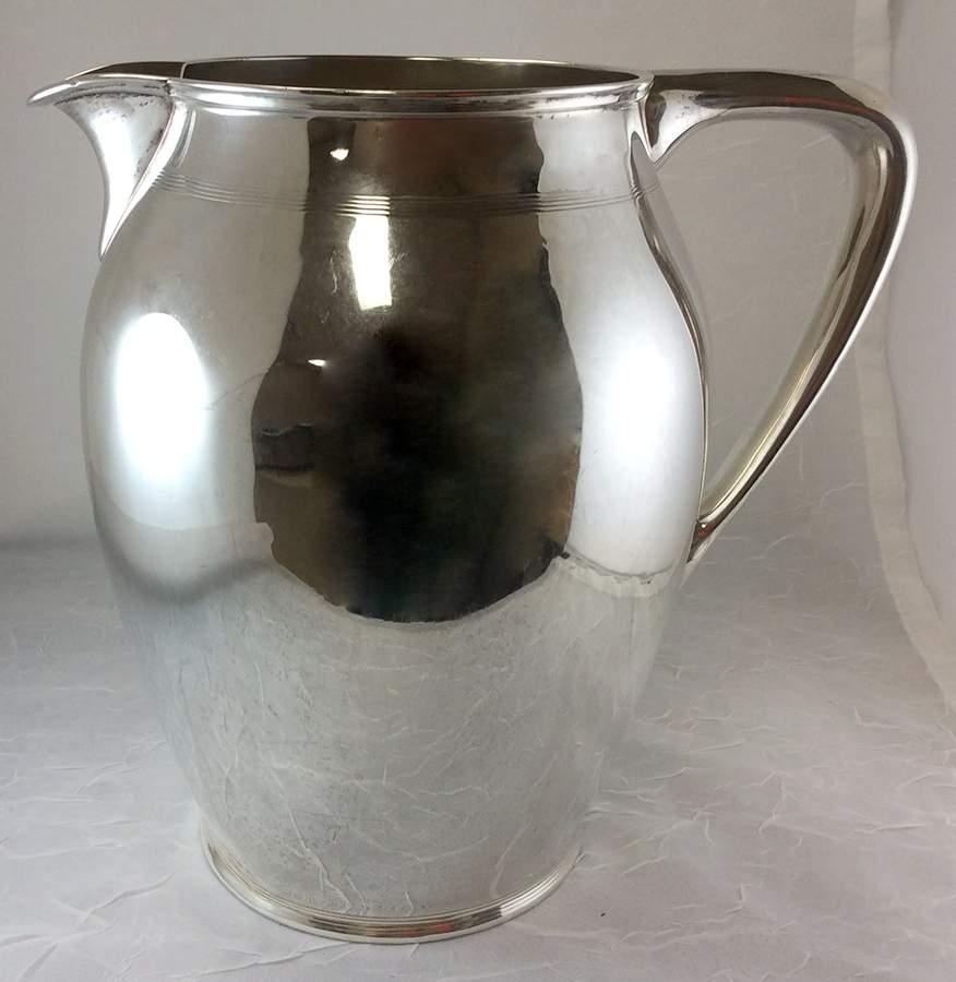 W591 (Sterling, Hollowware) Sterling Water Pitcher by Frank Smith-1