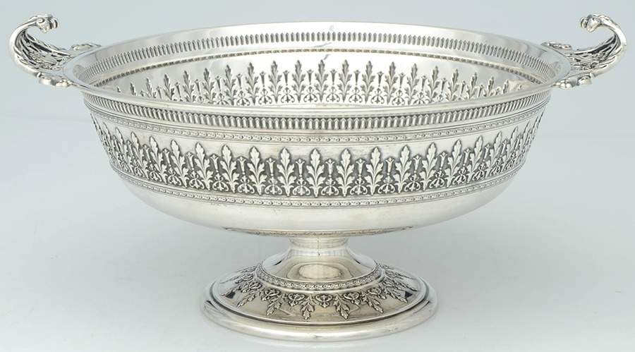 B74-1 (Sterling, Hollowware) 9" Centerpiece/Fruit Stand by Frank Smith-1