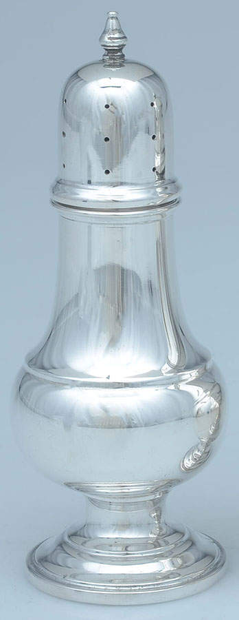 119 (Sterling, Hollowware) Salt Shaker by F B Rogers-1