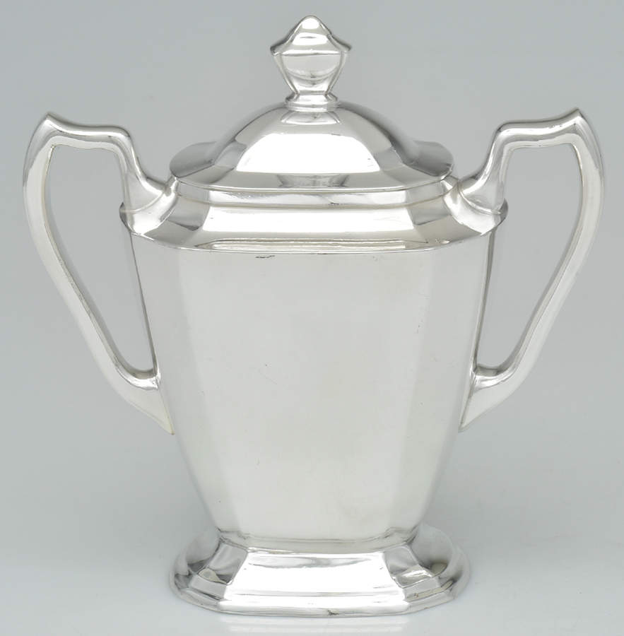 2301 (Silverplate, Hollowware) Sugar Bowl & Lid by F B Rogers-1