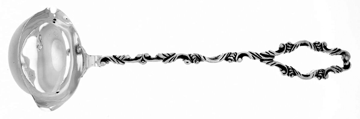 FS61 (Sterling, Hollowware) Punch Ladle Solid Piece by Fabian Silver (House of Glenn)-3