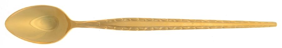 Melody (Gold Electroplate) Iced Tea Spoon by Grace-1