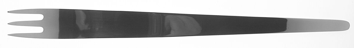 Arne Jacobsen (Stainless, Glossy) Solid Serving Fork by Georg Jensen (Denmark)-1