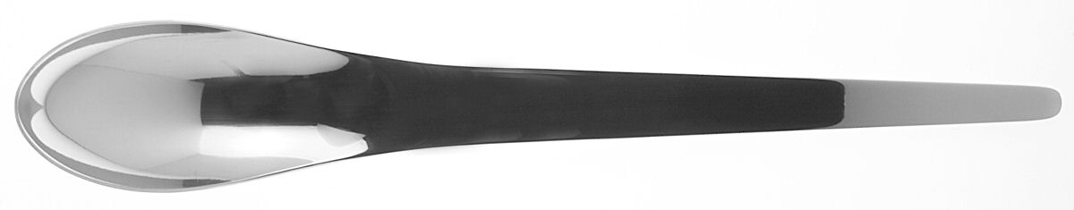 Arne Jacobsen (Stainless, Glossy) Solid Serving Spoon by Georg Jensen (Denmark)-1