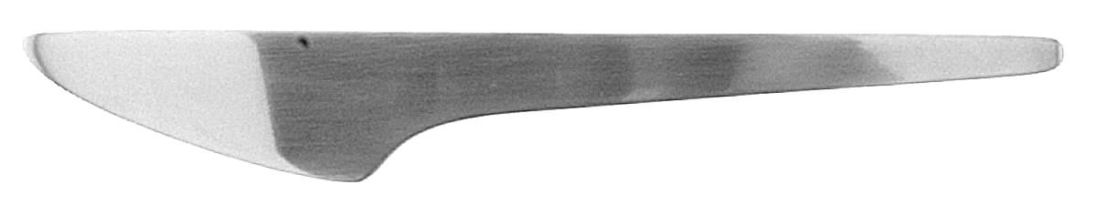 Arne Jacobsen (Stainless, Satin) Flat Handle Butter Spreader by Georg Jensen (Denmark)-1