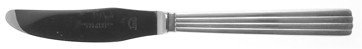 Bernadotte (Sterling, 1939) Modern Long Handle Dinner Knife by Georg Jensen (Denmark)-1