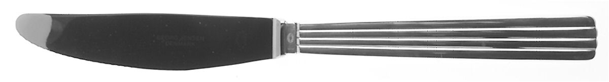 Bernadotte (Sterling, 1939) Modern Long Handle Dinner Knife by Georg Jensen (Denmark)-1