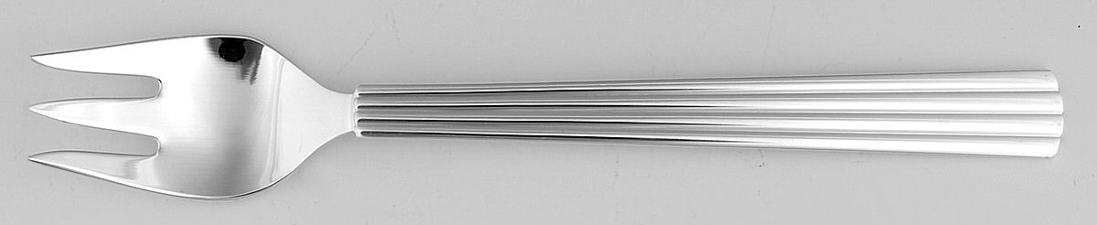 Bernadotte (Silverplate) Pastry Fork by Georg Jensen (Denmark)-1