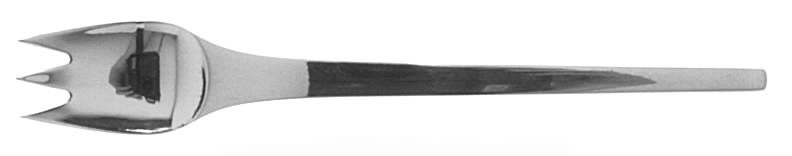 Caravelle (Sterling, 1957) Individual Solid Fruit Fork by Georg Jensen (Denmark)-1