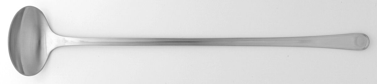 Copenhagen Line (Stainless) Solid Salad Serving Spoon by Georg Jensen (Denmark)-1
