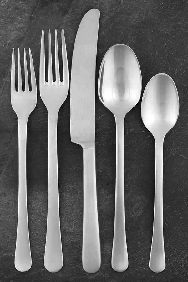 Copenhagen (Stainless) 5 Piece Place Setting by Georg Jensen (Denmark)-1